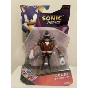 -Sonic Prime Dr. Deep New Yoke City 5" Action Figure